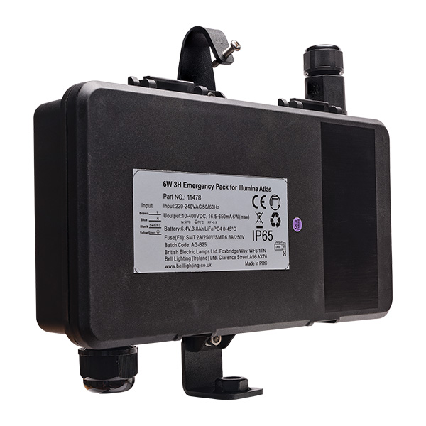 Self-Test On/Off Emergency Pack for the Illumina Atlas Wattage Switchable LED High Bay